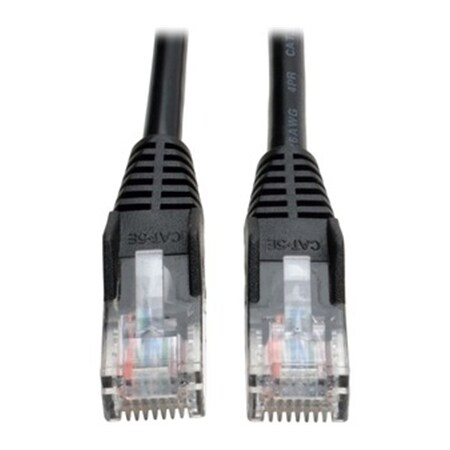 Tripp Lite Cat5e 350MHz Snagless Molded Patch Cable (RJ45 M/M) - Black, 30-ft.(N001-030-BK)